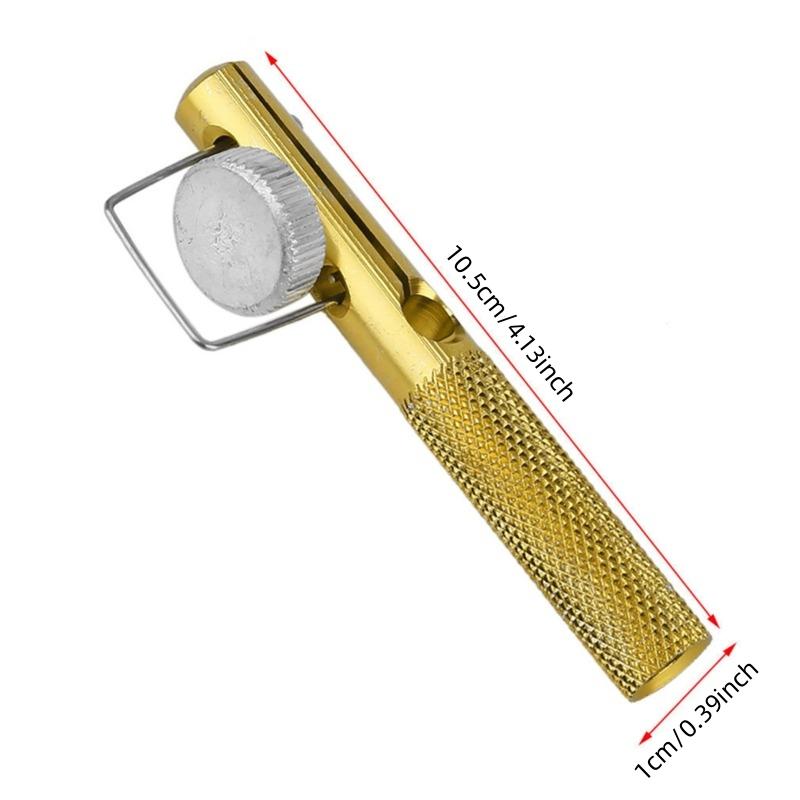 

Full Metal Fishing Hook Knotting Tool & Tie Hook Loop Making Device & Hooks Decoupling remover Carp Fishing Accessory золотой