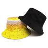 Bucket Hat Funny Beer Pattern Bucket Hat UV Protection Packable Oktoberfest Summer Caps for Mountaineering Strolls Cycling