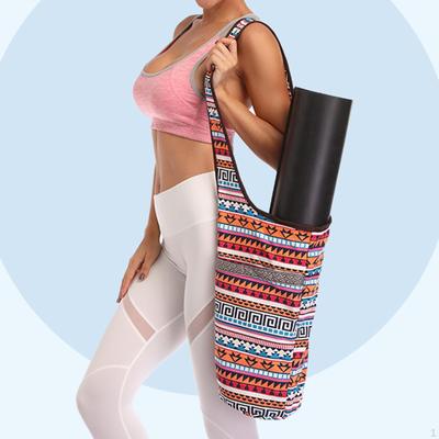 Yoga Strap Set, Heavy Duty Shoulder/- Mat Carry Bag with Large Size Outside and Zipper
