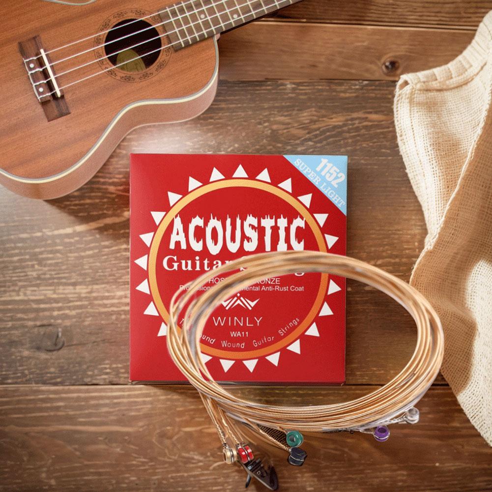 Acoustic Guitar Strings Classical Guitar Strings Phosphor Bronze Coating Guitar Strings for Guitar Professionals