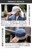 Sweat Waffle Rib Work Cap Hat Large Size Unisex Running Walking Sports Washable L Size Navy [Nakota] Men's Women's