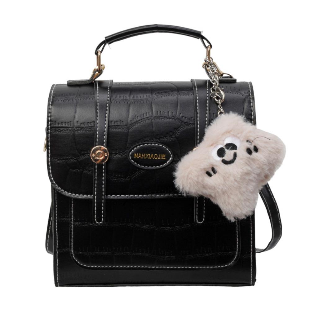 Mini Backpack Korean Trendy Shoulder Bag All Match PU Leather Schoolbags Simple Fashion Crossbody Bag Women