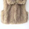 Shoulder women's clothing European and American autumn and winter new imitation fox fur vest jacket vest artificial fur vest
