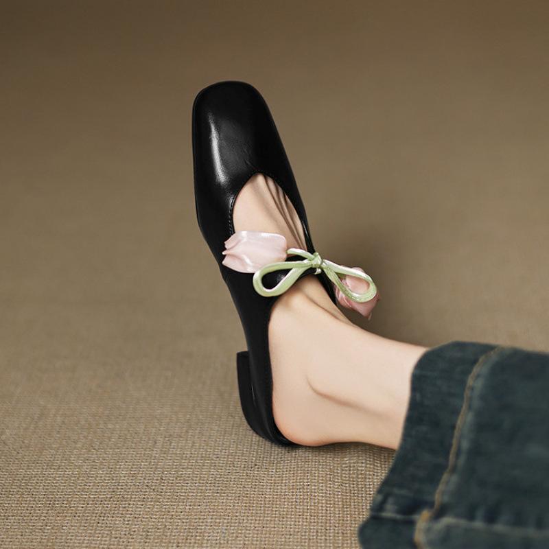 

New bag head slippers one-pedal cover low-heeled casual rubber soft sole large and small size women s shoes summer flat slippers 43 (customization is not returned or exchanged) чёрный