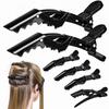 6Pcs Black Alligator Hair Clips Colorful Hairdressing Hair Grip New Plastic Hair Claws  for Salon