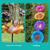 Creative Portable Bee Water Feeder Metal Flower Drinking Fountain Holder Bee Watering Station Bird Waterer Household