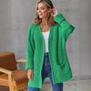 Women's Plus Size Casual Cardigan: Spring & Autumn Knitwear - Loose, Stylish Coat