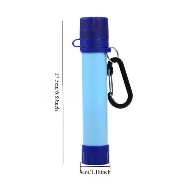 1PC Multifunction Drinking Water Filtering Tools Camping Hiking Water Purifier Straw Multifunctional Drinking Filtration