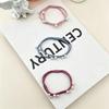 Elegant Pearl Hair Tie - Versatile Solid Color Elastic Band for Women
