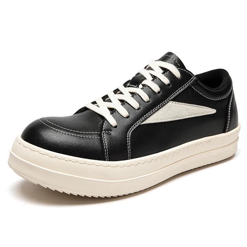 

Повседневная парусиновая обувь мужская американский стиль RO молочный аромат перевернутый треугольник 2025 весна новая нишевый дизайн ретро спортивная уличная 44 чёрный