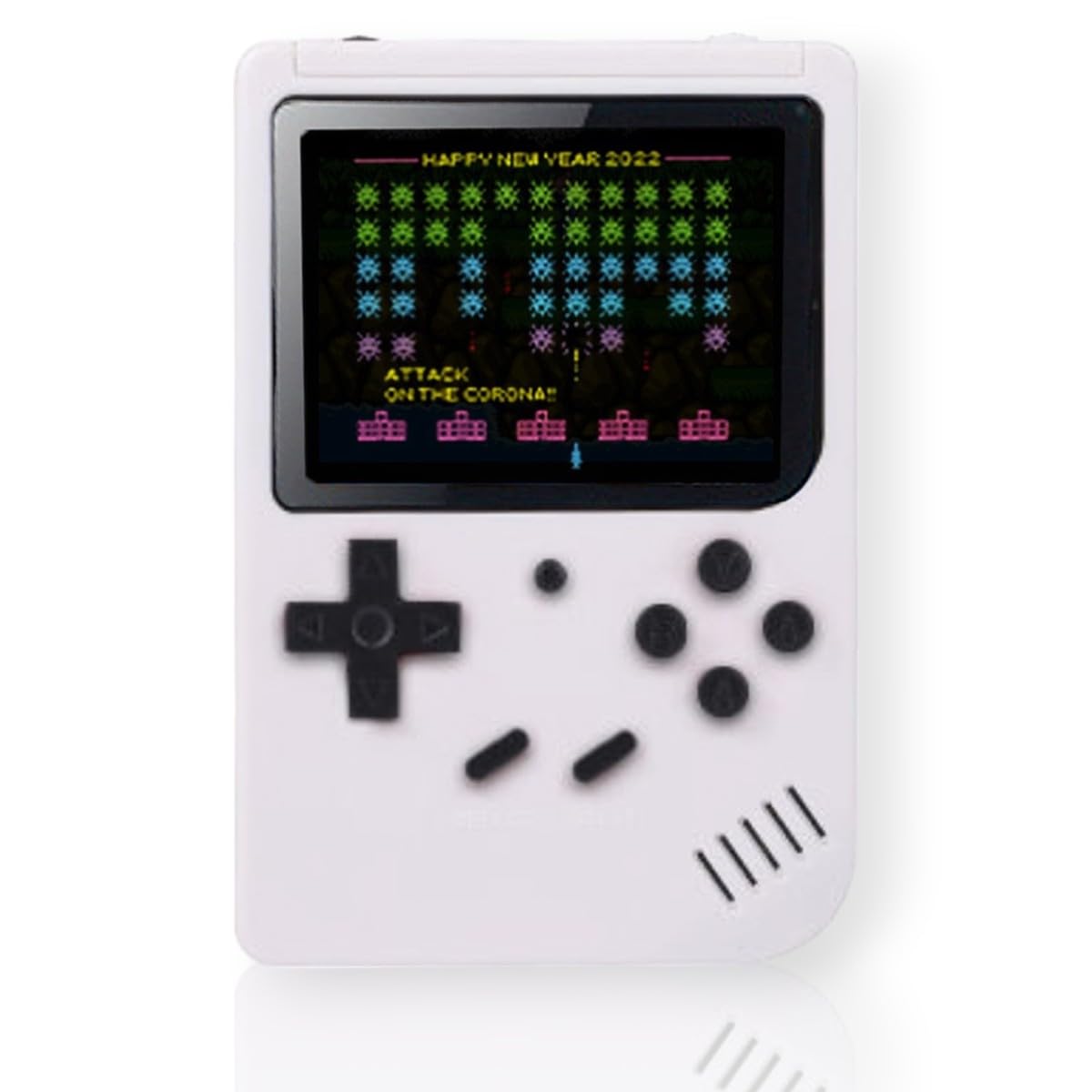 

Grigioy Game Box, Portable Game Console, Compatible with 400 Retro Games (White)