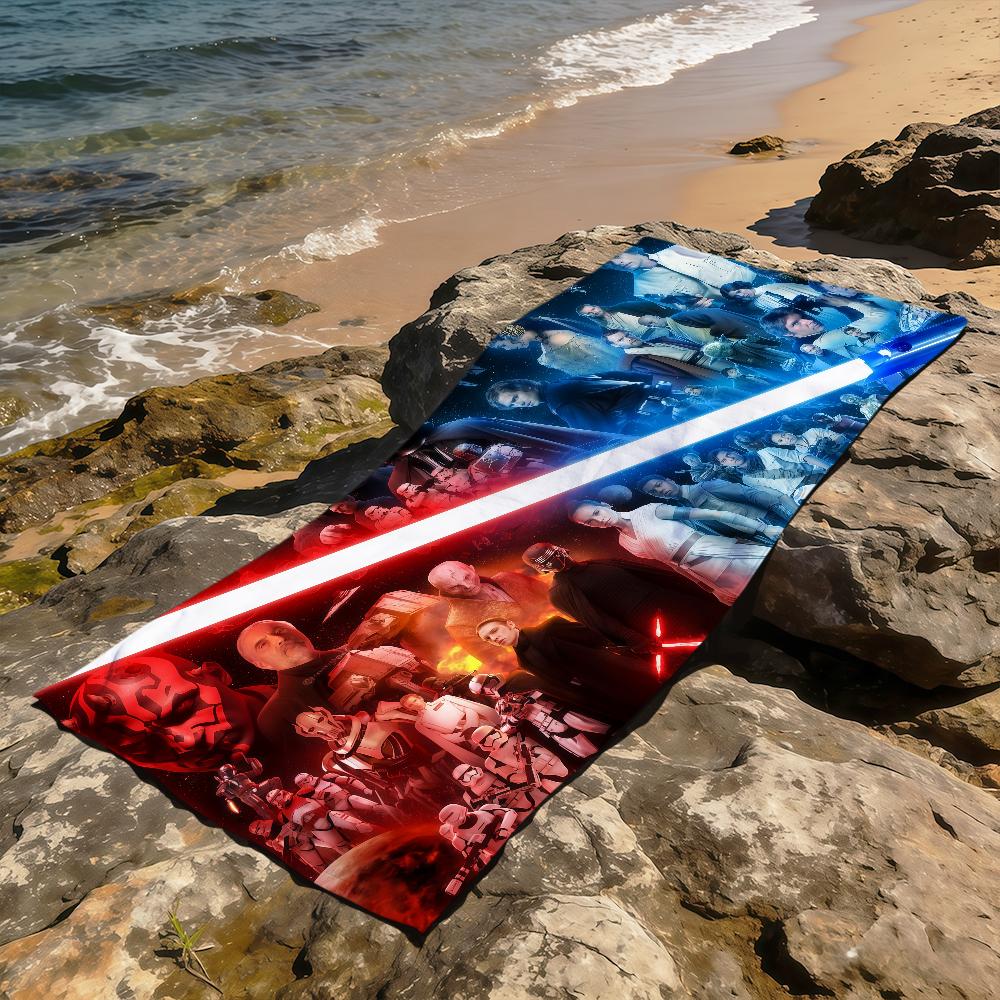 movie cool S-star W-wars art Towel soft Dry Beach Towels Trip Towel swim Summer Holiday Vacation bathing Pool Camp Gift
