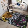 Tiger Flur Teppich Retro Mehrfachauswahl Wohnzimmer Küche Teppich Rutschfest Willkommensteppich