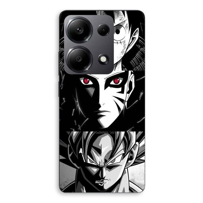 Coque de téléphone - MANIACASE - Xiaomi Redmi Note 13 Pro 4G - Silicone - Souple - Noir
