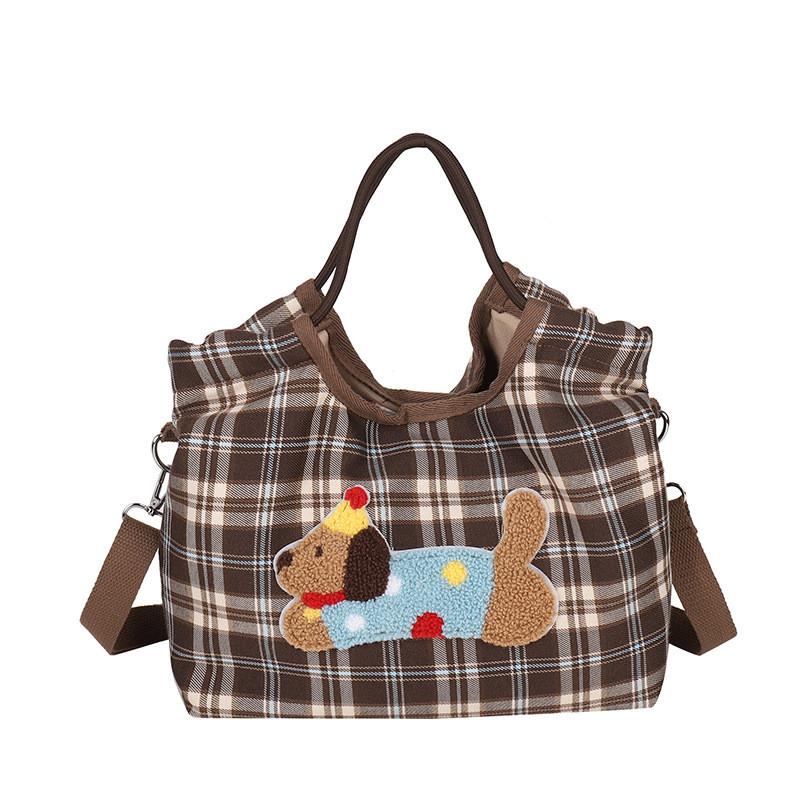 Adorable Cartoon Dog Children's Backpack Stylish Large Capacity Shoulder Bag For Kids