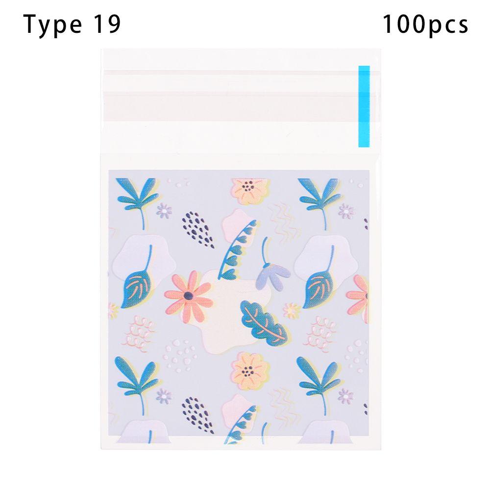 Quality Gift Packages Party Supplies Cute Bow Design Self-Adhesive Candy Bag Plastic Cookie Pocket