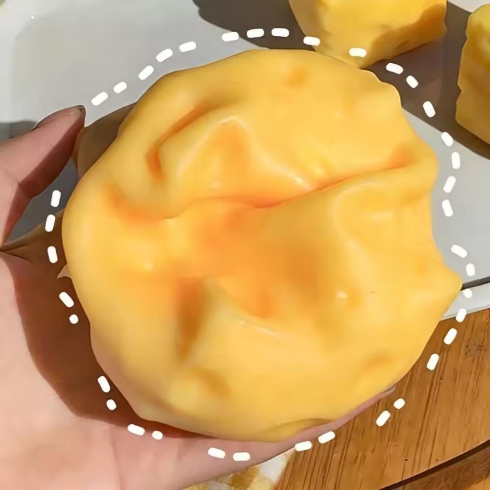 Giocattolo Spremibile Formaggio Gigante Blind Box Taglia Extra Large Cheese Squishy Fidget Toys Rimbalzo Lento Modellabile Palla Antistress giocattoli Regali