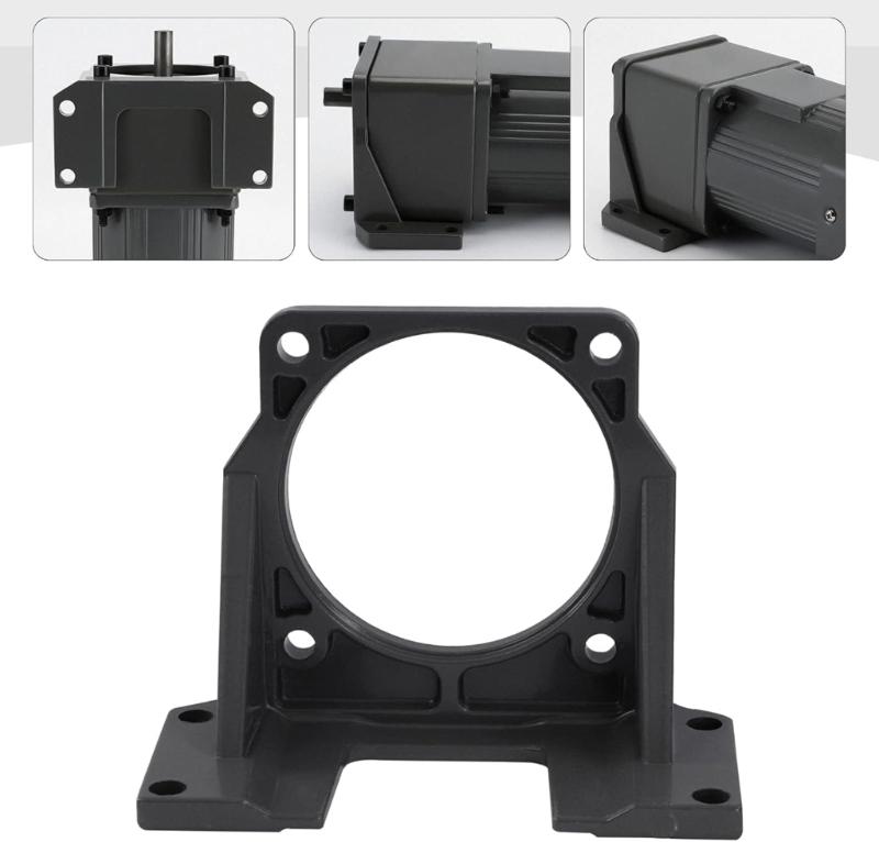 Industrial Motor Mounting Bracket 180W-250W Applications AntiShock Aluminum Construction Space Saving Installation