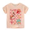 2026 Spring Summer Girls' Short Sleeve Knit T-shirt