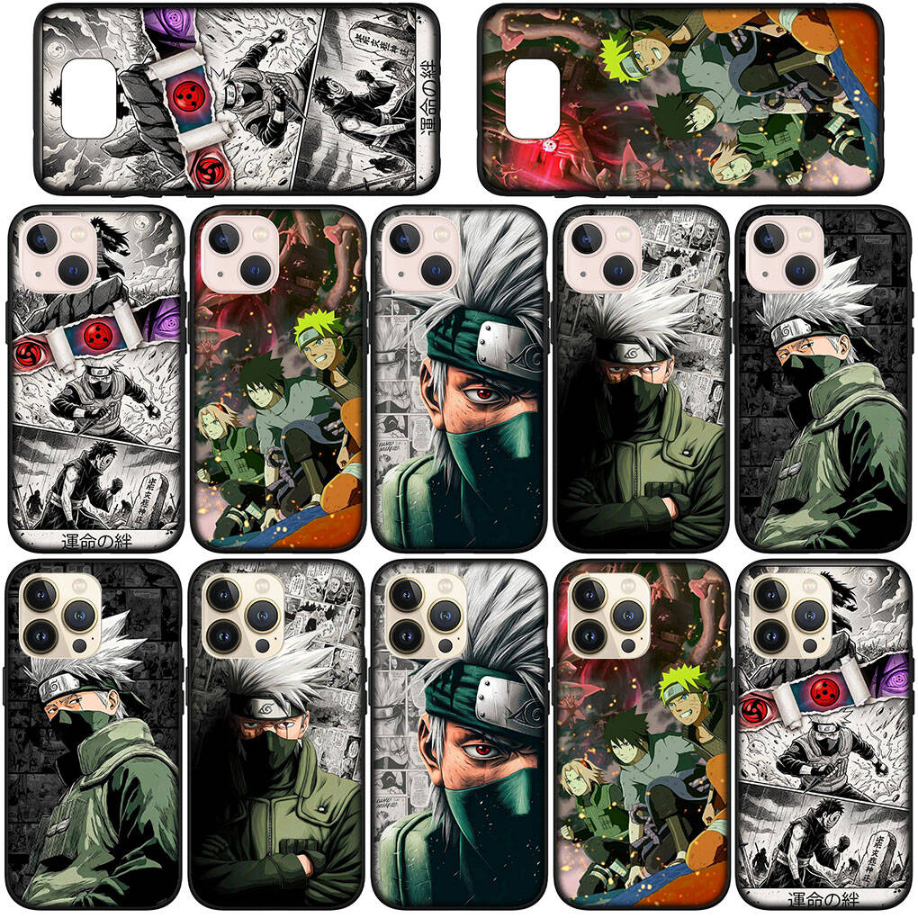 Phone Case for Samsung Galaxy S25 S23 S24 Ultra FE Plus A05 A06 A15 A16 A36 A37 A35 A54 A55 A56 A57 A25 A26 A53 Cartoon Narutos Kakashi Hatake Cover