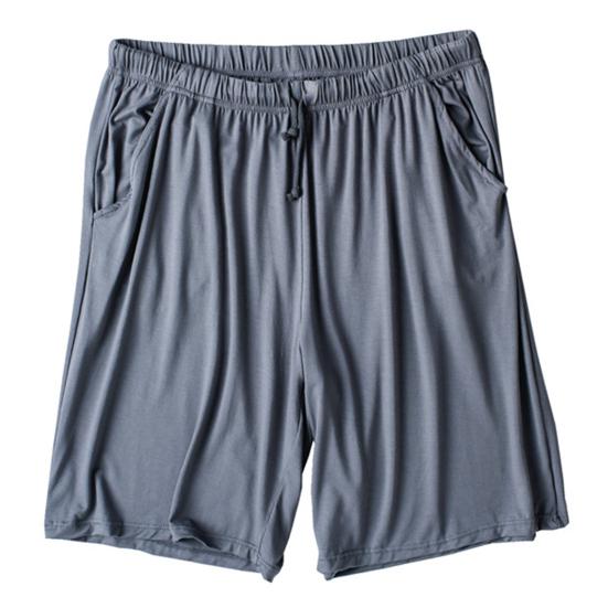 Modal Summer Pajama Shorts Stay Cool Comfortable Solid Color All-match Drawstring Shorts Men Accessories