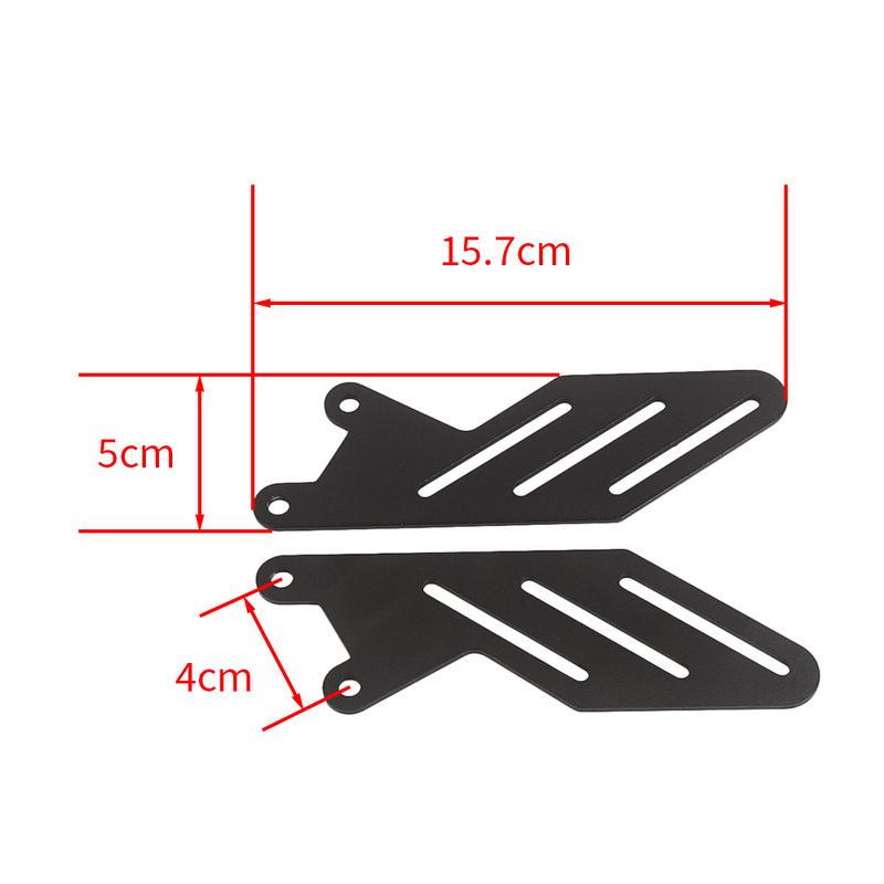 Universal Motorcycle Foot Peg Heel Plate Rearset Accessories Footrest Cover Protector for DUCATI for BMW for YAMAHA for SUZUKI