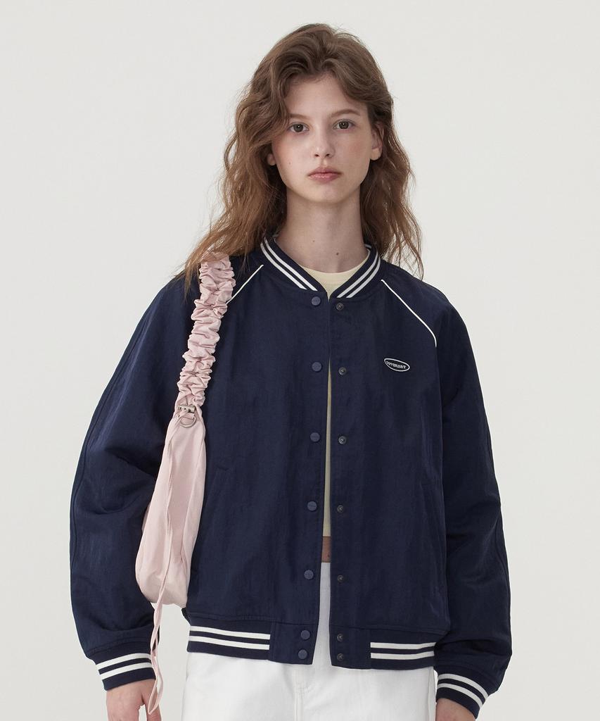 Covernat Woman Varsity Jacket Navy