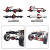 1:12 Scale RC Car Front and Rear Axle Set Replace Parts Steering Cup Bridge Shaft Complete Set for MN78 D90 D91 99S RC DIY Parts