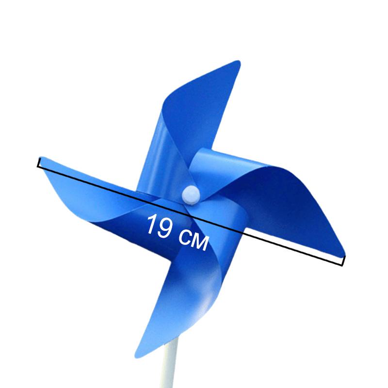 20/40PCS 19CM Size Windmills Random Mixed Colors Plastic Self-assembly Windmill Home Wall Garden Decorations School Rewards ZYF