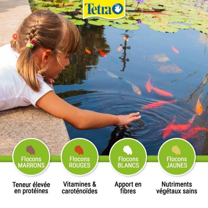 Nourriture Pour Poissons - TETRA - Pond Flakes - 1 Litre - Flocons Pour Poissons De Bassin - Junior