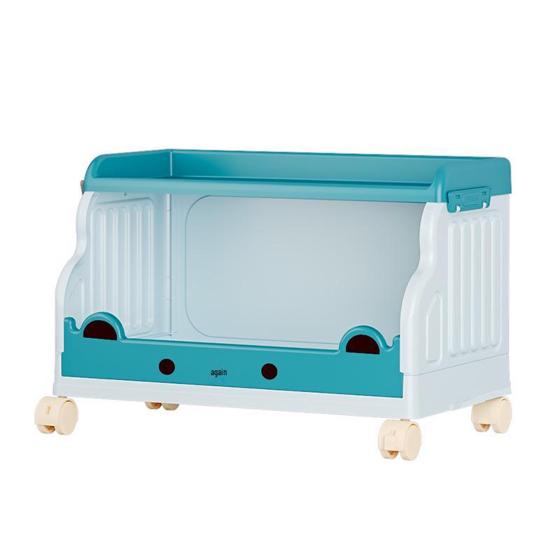 Children's Movable Multi-Layer Bookshelf and Storage Rack