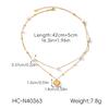 Heart Pendant Necklace Titanium Steel Women Layering Chain Light Luxury Elegant Jewelry Gift for Her