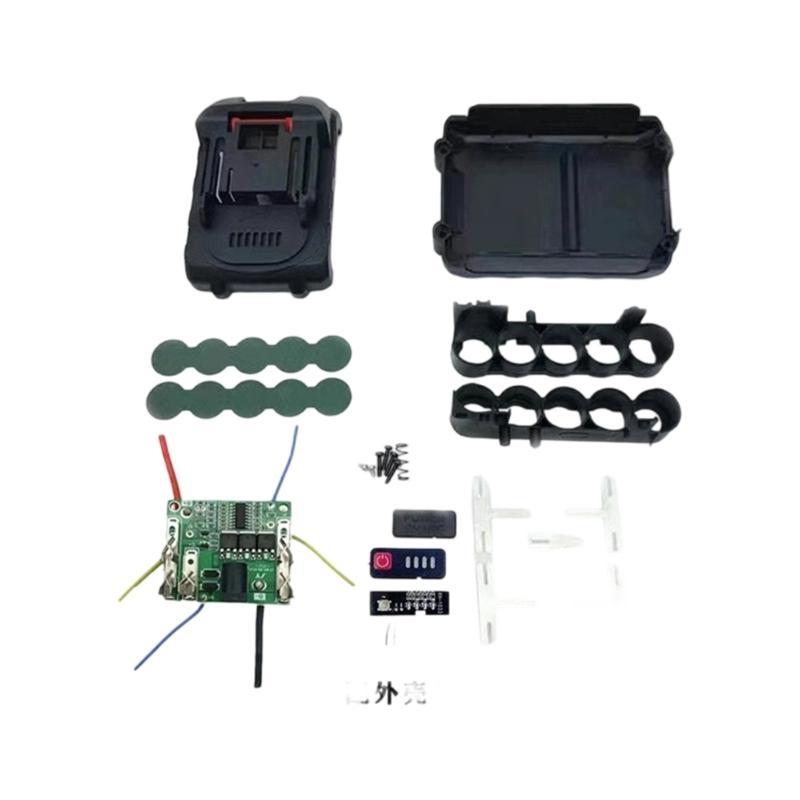 652F ABS Plastic Battery Case For Power Tool Accessories 10/15/20 Cores Shell With Short Circuits Protections Burning Management