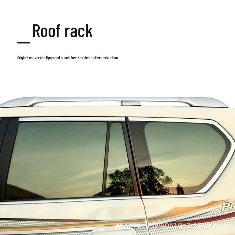2022 Land Cruiser LC300 Aluminum Alloy Roof Luggage Rack - Silver