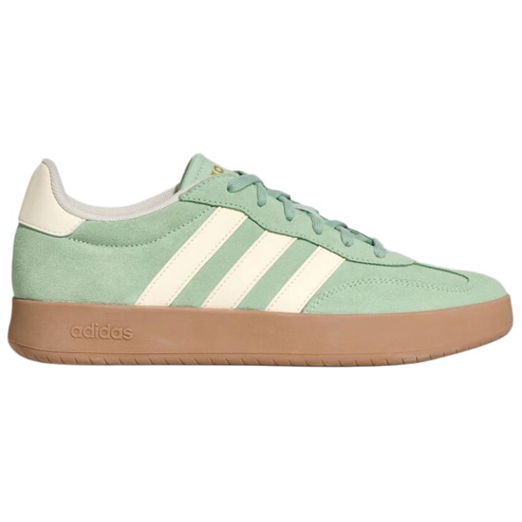 adidas BARREDA Low Top German Army Trainers Unisex Green White KH7001