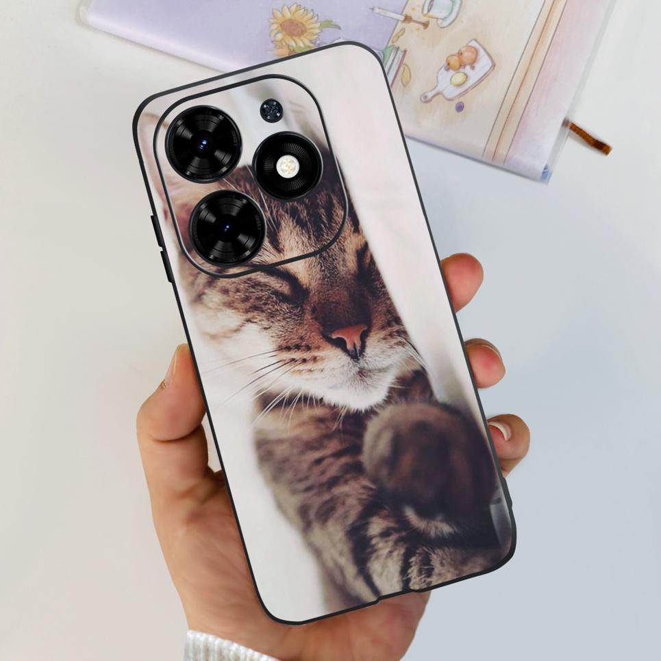 Coque Funda For Infinix Hot 40i Hot40i 2023 New Fashion Back Cover Colorful Painting Print Phone Cases On Hot 40 I Soft Matte