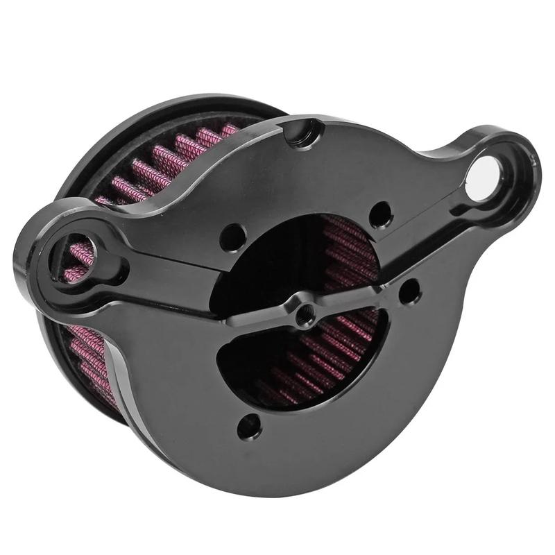 Motorcycle Black Air Cleaner System Intake Filter For Harley Sportster Iron XL883 Low XL883L XL1200 48 72 2004-2016