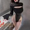 Sexy Underwear Sexy Mesh See-through Onesie Pure Desire for Self-cultivation Bottom Versatile Onesie 56