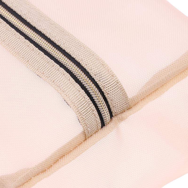 Makeup Brush Travel Case Cosmetic Toiletry Bag Organizer Mesh Kit Pouch