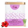 The Indian Chai – Zesty Hibiscus Tea 100g with Rosehip, Lemongrass, Orange Peel, Licorice Etc for Immunity