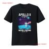 T-shirt 50e Anniversaire Apollo 11 Alunissage 1969 2019 Hommes vintage Lavé vêtements de designer
