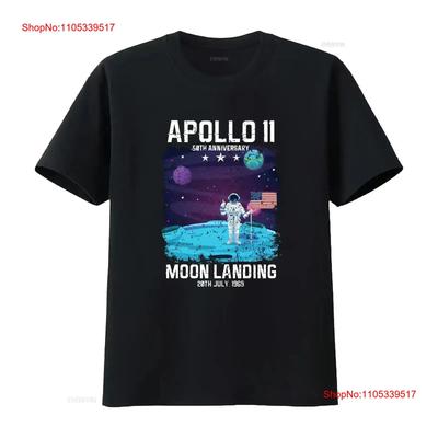 Apollo 11 50th Anniversary T Shirt Moon Landing 1969 2019 Mens Vintage Washed Designer Clothes