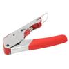 Coaxial Cable Crimper Coax Wire Stripper Crimping Stripping Tool with F Connector for RG59 RG6