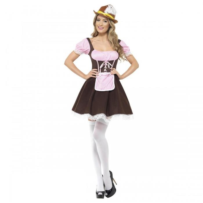 Smiffys Womens/Ladies Tavern Costume Dress