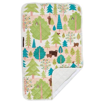 Babymatte Steppdecke Bettbezug Schweißunterlage Babybettbezug Nur Babybettwäsche Steppdecke 60 90 Mini-Futon und Kinder (Mori Bär)