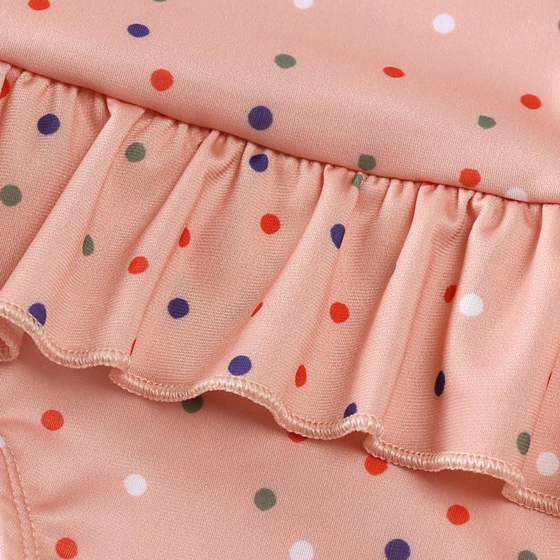 Costume da bagno intero da bambina con spalline e fantasia floreale - Carino Costume da bagno senza schiena per Estate e Primavera