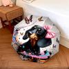 1PC cute dog pet puppy Umbrella Portable Folding Umbrella Iron Frame Hole Bone Structure Outdoor Home Umbrella A14