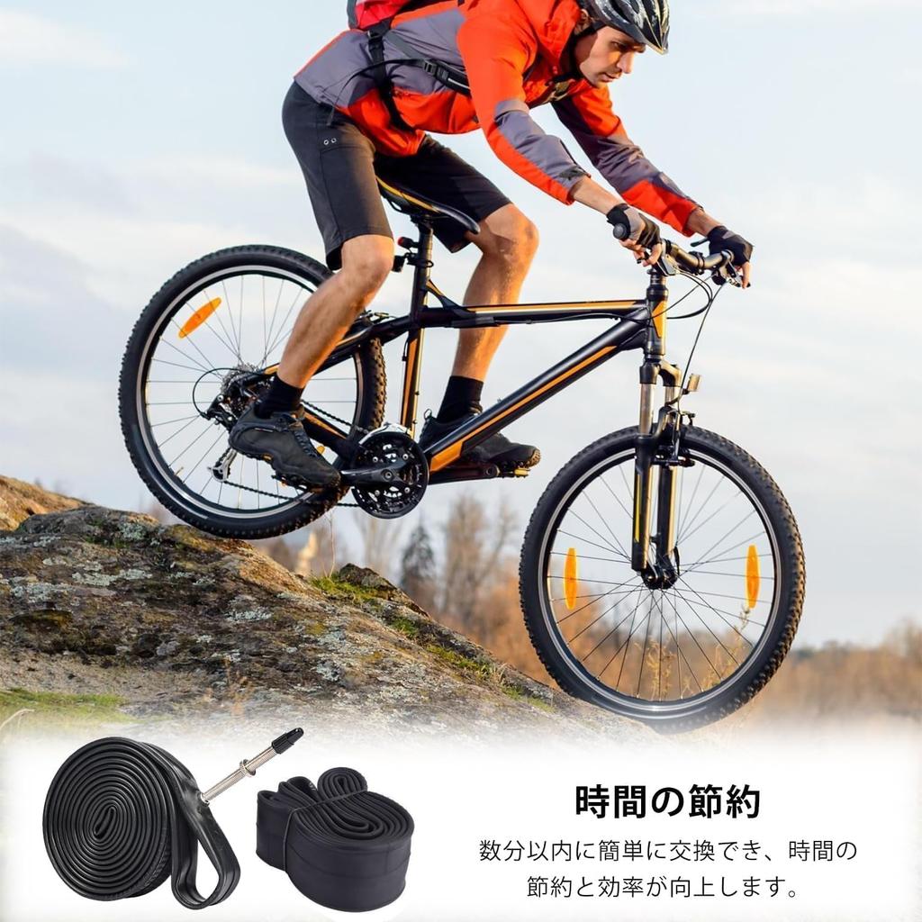 Road Bike Tube 2 Presta Long Valve 48mm 700x23C/24C/25C/26C/27C/28C/30C/32C Road