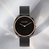 CALVIN KLEIN / watch quartz movement bla dial women's watch Milanese braided strap 25200272