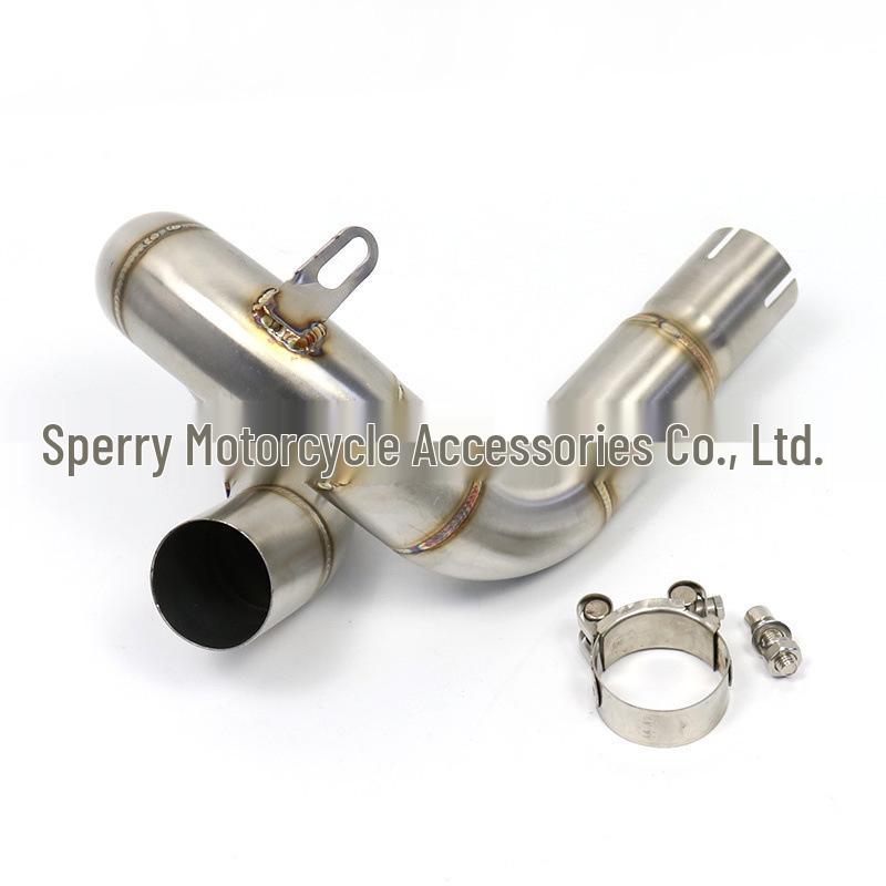 Qianjiang Chase 600 Race Exhaust: Revolving Mid-Section with Modified Yoshimura Tail, Non-Destructive Direct Installation.